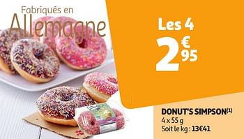 Promoties Donut`s simpson - Huismerk - Auchan - Geldig van 16/04/2024 tot 21/04/2024 bij Auchan