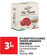 Kit risotto à la sauce tomate arrabiata fior emilia-Fior Emilia