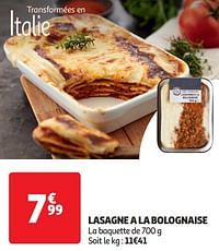 Lasagne a la bolognaise-Huismerk - Auchan