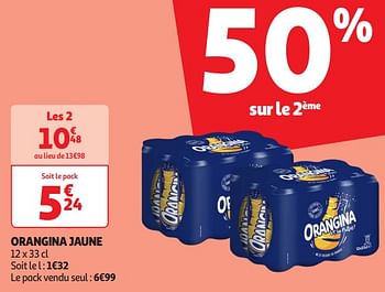 Promoties Orangina jaune - Orangina - Geldig van 16/04/2024 tot 21/04/2024 bij Auchan