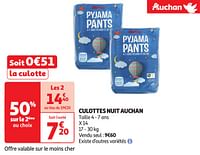 Culottes nuit auchan-Huismerk - Auchan
