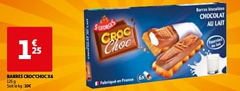 Promoties Barres croc`choc - St George  - Geldig van 16/04/2024 tot 22/04/2024 bij Auchan