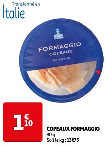 Promoties Copeaux formaggio - Huismerk - Auchan - Geldig van 16/04/2024 tot 22/04/2024 bij Auchan