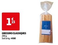 Gressins classiques-Huismerk - Auchan