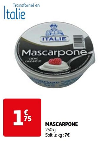 Promoties Mascarpone - Huismerk - Auchan - Geldig van 16/04/2024 tot 22/04/2024 bij Auchan