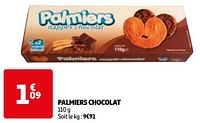 Palmiers chocolat-Huismerk - Auchan