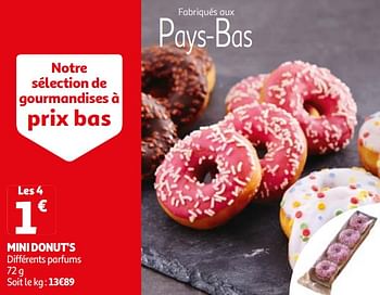 Promoties Mini donut`s - Huismerk - Auchan - Geldig van 16/04/2024 tot 22/04/2024 bij Auchan