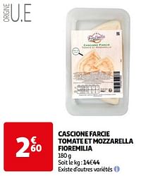 Cascione farcie tomate et mozzarella fioremilia-Fior Emilia