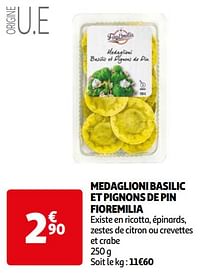 Medaglioni basilic et pignons de pin fioremilia-Fior Emilia
