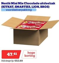 Nestlé mini mix chocolade uitdeelzak-Nestlé