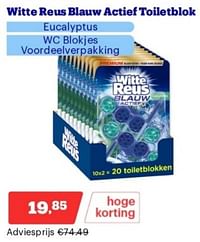 Witte reus blauw actief toiletblok eucalyptus wc blokjes-Witte reus