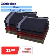 Zakdoeken heren-Huismerk - Bol.com