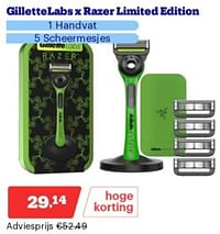 Gillette labs x razer limited edition 1 handvat-Gillette