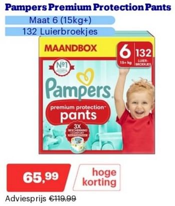 Promoties Pampers premium protection pants - Pampers - Geldig van 15/04/2024 tot 21/04/2024 bij Bol.com