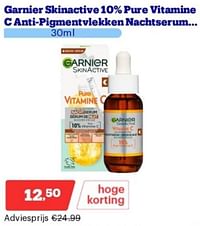 Garnier skinactive pure vitamine c anti pigmentvlekken nachtserum-Garnier