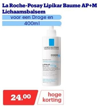 Promoties La roche posay lipikar baume ap+m lichaamsbalsem - La Roche - Posay - Geldig van 15/04/2024 tot 21/04/2024 bij Bol.com