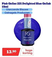 Pink gellac 221 delighted blue gellak-Pink Gellac