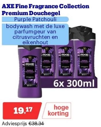 Promoties Axe fine fragrance collection premium douchegel - Axe - Geldig van 15/04/2024 tot 21/04/2024 bij Bol.com