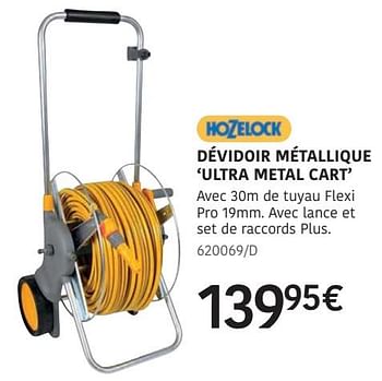 Promoties Dévidoir métallique ultra metal cart - Hozelock - Geldig van 04/04/2024 tot 30/06/2024 bij HandyHome
