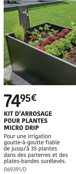 Promotions Kit d`arrosage pour plantes micro drip - Gardena - Valide de 04/04/2024 à 30/06/2024 chez HandyHome