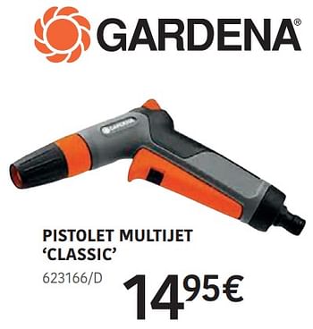 Promotions Pistolet multijet classic - Gardena - Valide de 04/04/2024 à 30/06/2024 chez HandyHome