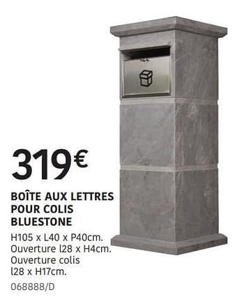 Promoties Boîte aux lettres pour colis bluestone - CanDo - Geldig van 04/04/2024 tot 30/06/2024 bij HandyHome