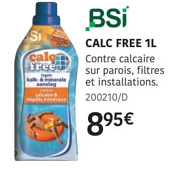 Promoties Calc free - BSI - Geldig van 04/04/2024 tot 30/06/2024 bij HandyHome