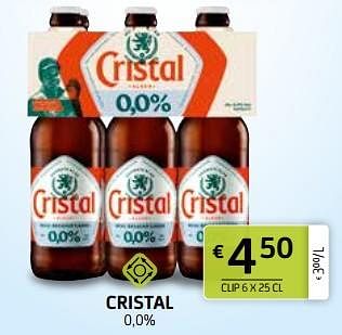 Promotions Cristal - Cristal - Valide de 12/04/2024 à 25/04/2024 chez BelBev