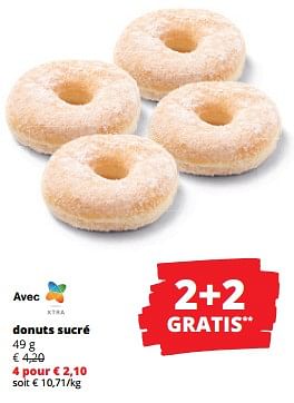 Promoties Donuts sucré - Huismerk - Spar Retail - Geldig van 11/04/2024 tot 24/04/2024 bij Spar (Colruytgroup)