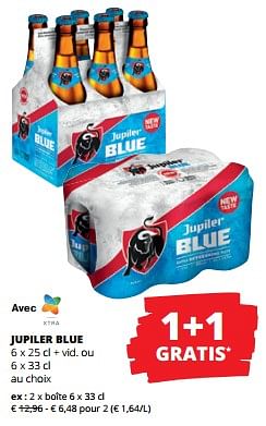 Promotions Jupiler blue boîte - Jupiler - Valide de 11/04/2024 à 24/04/2024 chez Spar (Colruytgroup)