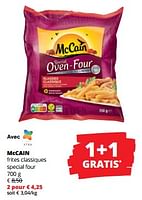 Promotions Mccain frites classiques special four - Mc Cain - Valide de 11/04/2024 à 24/04/2024 chez Spar (Colruytgroup)