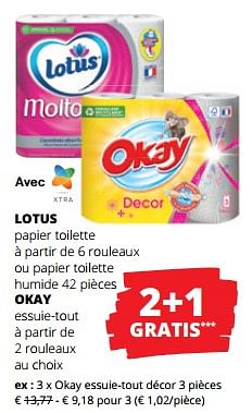 Promoties Okay essuie-tout décor - Okay - Geldig van 11/04/2024 tot 24/04/2024 bij Spar (Colruytgroup)