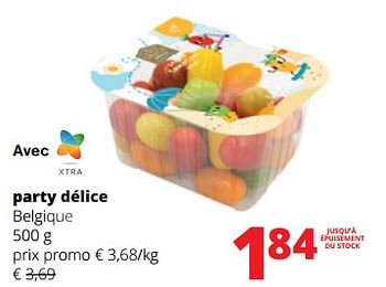 Promoties Party délice belgique - Huismerk - Spar Retail - Geldig van 11/04/2024 tot 24/04/2024 bij Spar (Colruytgroup)