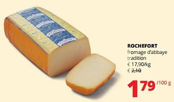 Promotions Rochefort fromage d’abbaye tradition - Rochefort - Valide de 11/04/2024 à 24/04/2024 chez Spar (Colruytgroup)