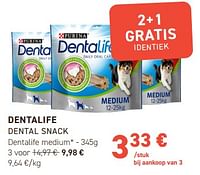 Dentalife dental snack dentalife medium-Purina