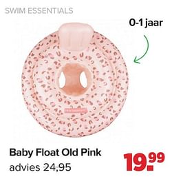 Baby float old pink