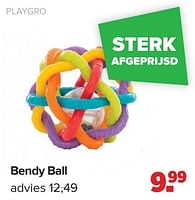Promoties Bendy ball - Playgro - Geldig van 15/04/2024 tot 25/05/2024 bij Baby-Dump