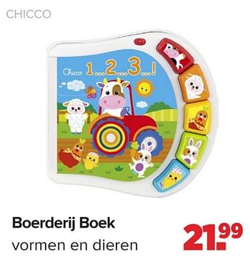 Promotions Boerderij boek vormen en dieren - Chicco - Valide de 15/04/2024 à 25/05/2024 chez Baby-Dump