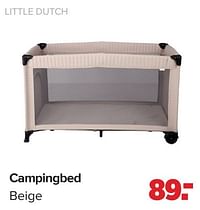 Campingbed beige-Little Dutch
