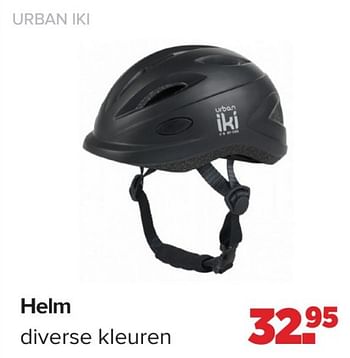 Promoties Helm diverse kleuren - Urban Iki - Geldig van 15/04/2024 tot 25/05/2024 bij Baby-Dump