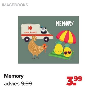 Promotions Memory - Imagebooks - Valide de 15/04/2024 à 25/05/2024 chez Baby-Dump