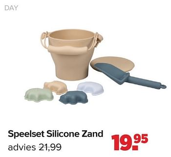 Promotions Speelset silicone zand - Day - Valide de 15/04/2024 à 25/05/2024 chez Baby-Dump