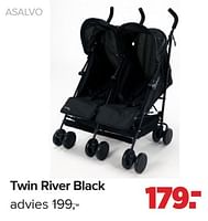 Promoties Twin river black - Asalvo - Geldig van 15/04/2024 tot 25/05/2024 bij Baby-Dump