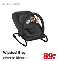 Wipstoel grey diverse kleuren-Little Dutch