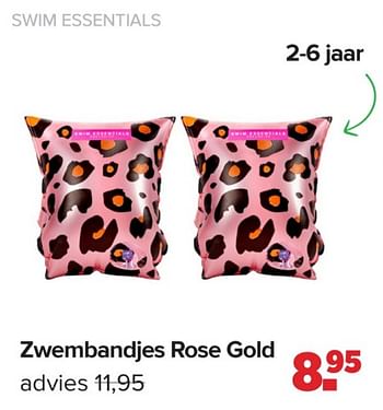 Promotions Zwembandjes rose gold - Swim Essentials - Valide de 15/04/2024 à 25/05/2024 chez Baby-Dump