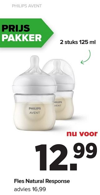 Promotions Avent fles natural response - Philips - Valide de 15/04/2024 à 25/05/2024 chez Baby-Dump