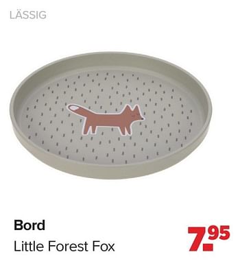 Promoties Bord little forest fox - Lassig - Geldig van 15/04/2024 tot 25/05/2024 bij Baby-Dump