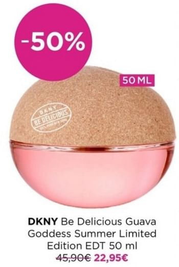 Promotions Dkny be delicious guava goddess summer limited edition edt - DKNY - Valide de 15/04/2024 à 21/04/2024 chez ICI PARIS XL