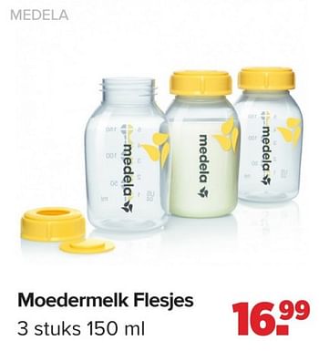 Promoties Moedermelk flesjes - Medela - Geldig van 15/04/2024 tot 25/05/2024 bij Baby-Dump