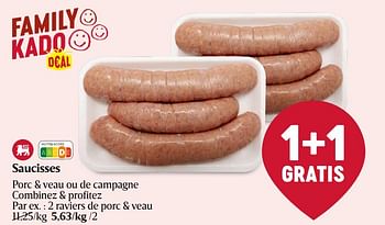 Promoties 2 raviers de porc + veau - Huismerk - Delhaize - Geldig van 18/04/2024 tot 24/04/2024 bij Delhaize